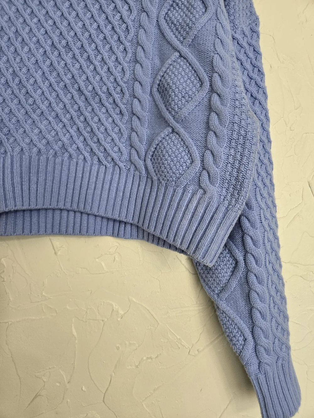 NWT Aritzia Sunday Best Wool Blend Cropped Chunky Peggy Sweater, S - Picture 6 of 12
